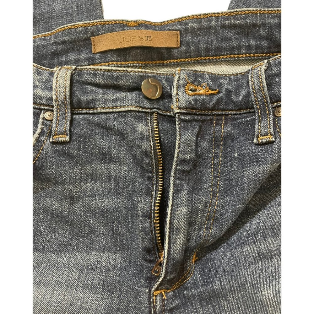 Joe's Jeans Women's Barb Cuff Mid Rise Crop Blue Jeans Size 25 Style 4500371793 - Picture 8 of 11